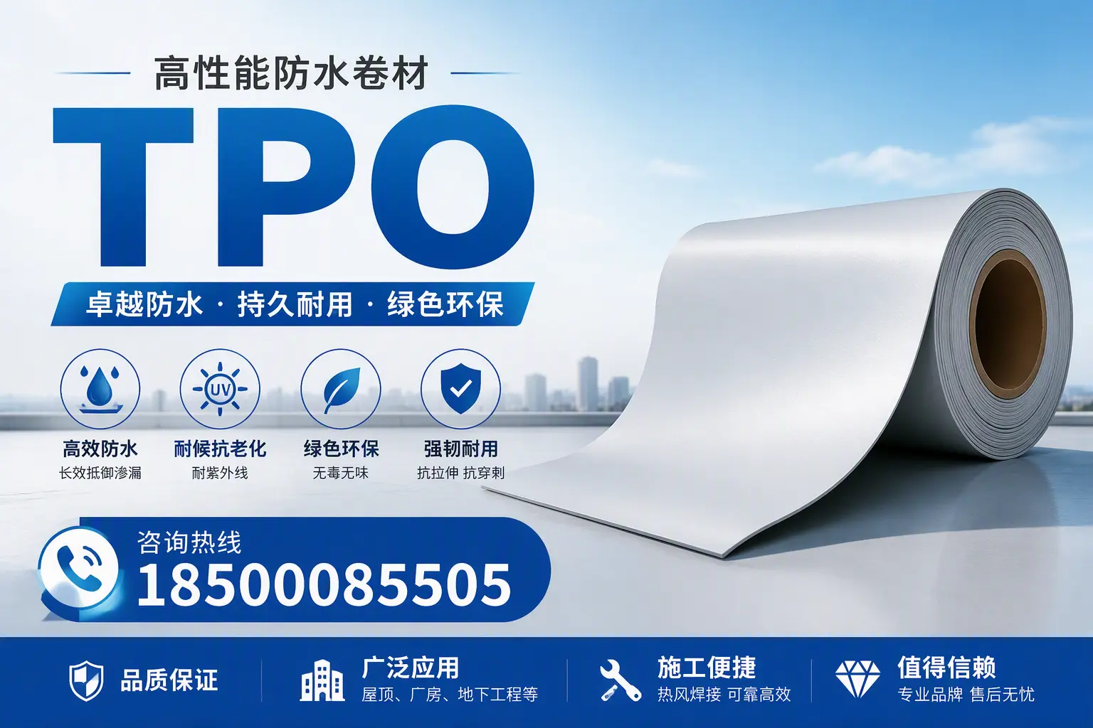TPO材料的环保特性及其在平凉的应用